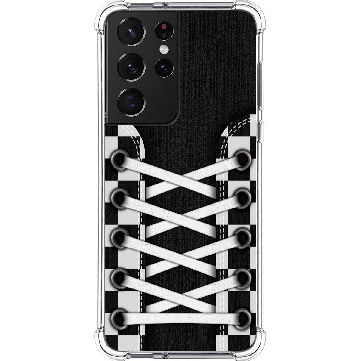 Funda Silicona Antigolpes para Samsung Galaxy S21 Ultra 5G diseño Zapatillas 03 Dibujos