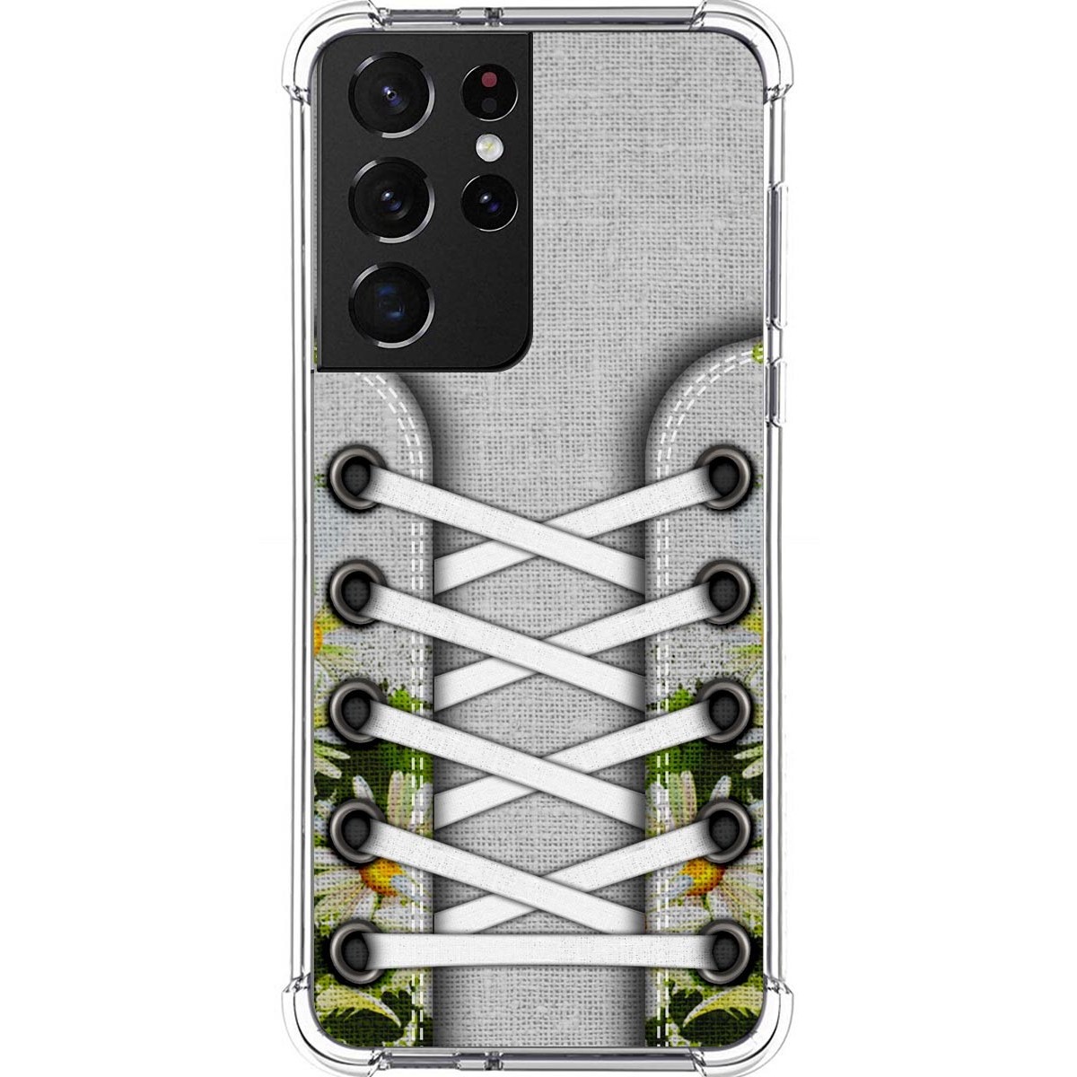 Funda Silicona Antigolpes para Samsung Galaxy S21 Ultra 5G diseño Zapatillas 08 Dibujos