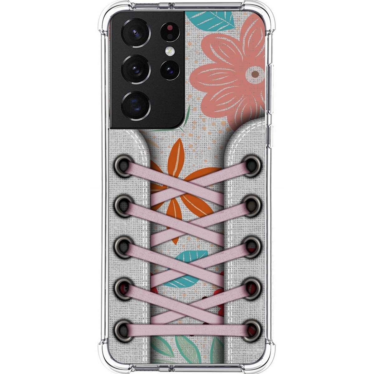 Funda Silicona Antigolpes para Samsung Galaxy S21 Ultra 5G diseño Zapatillas 09 Dibujos