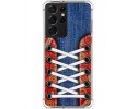 Funda Silicona Antigolpes para Samsung Galaxy S21 Ultra 5G diseño Zapatillas 11 Dibujos
