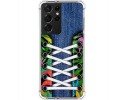Funda Silicona Antigolpes para Samsung Galaxy S21 Ultra 5G diseño Zapatillas 13 Dibujos