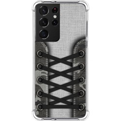 Funda Silicona Antigolpes para Samsung Galaxy S21 Ultra 5G diseño Zapatillas 16 Dibujos