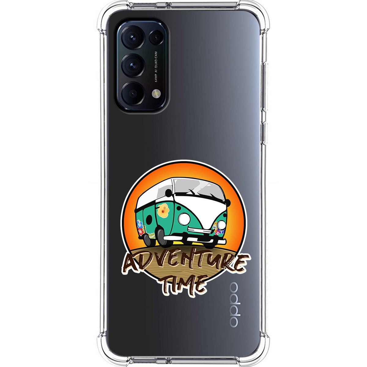 Funda Silicona Antigolpes para Oppo Find X3 Lite 5G diseño Adventure Time Dibujos