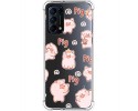 Funda Silicona Antigolpes para Oppo Find X3 Lite 5G diseño Cerdos Dibujos