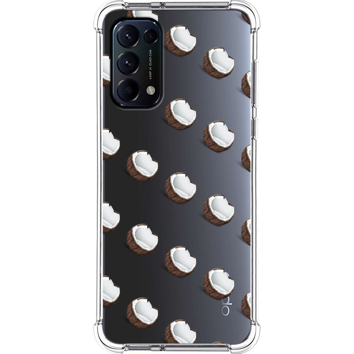 Funda Silicona Antigolpes para Oppo Find X3 Lite 5G diseño Cocos Dibujos