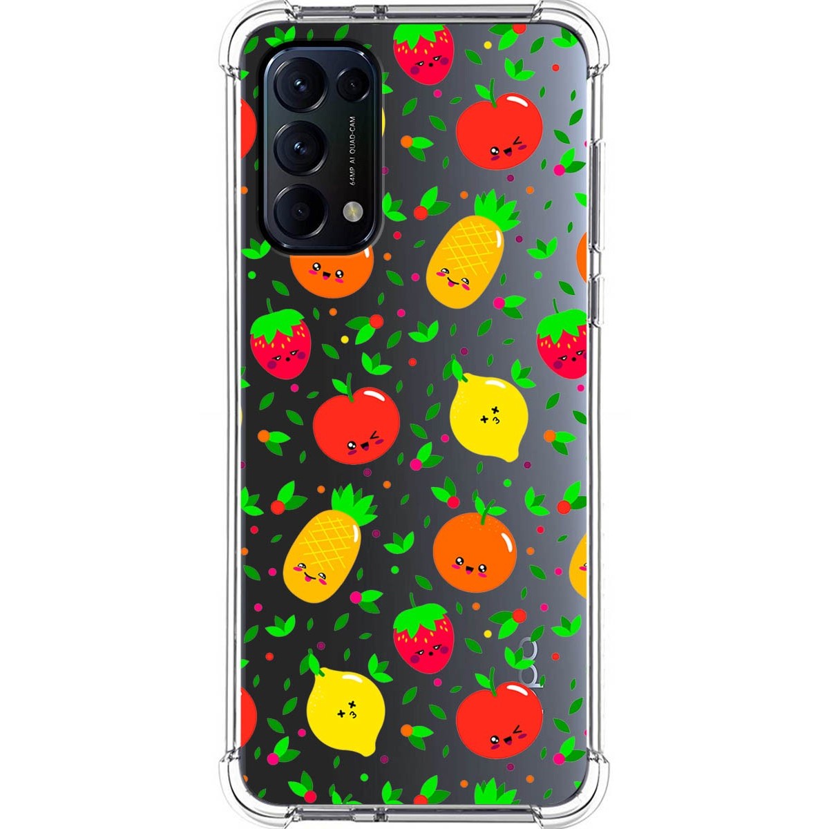 Funda Silicona Antigolpes para Oppo Find X3 Lite 5G diseño Frutas 01 Dibujos