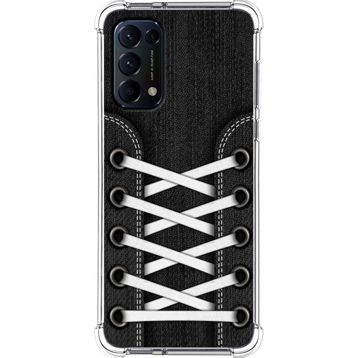 Funda Silicona Antigolpes para Oppo Find X3 Lite 5G diseño Zapatillas 02 Dibujos