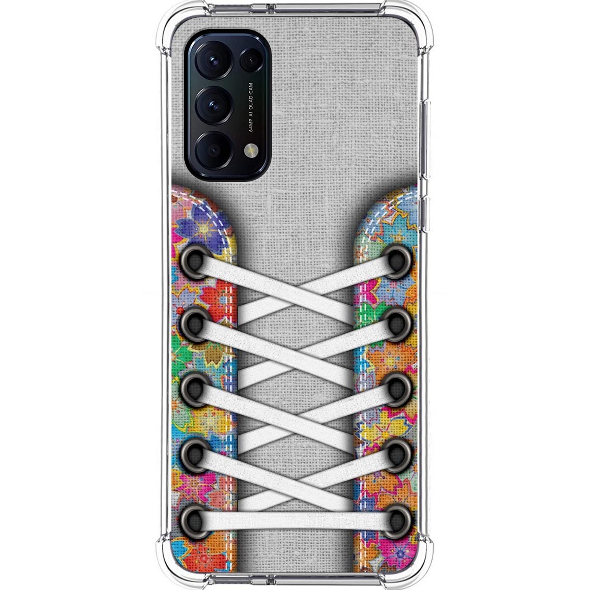 Funda Silicona Antigolpes para Oppo Find X3 Lite 5G diseño Zapatillas 04 Dibujos