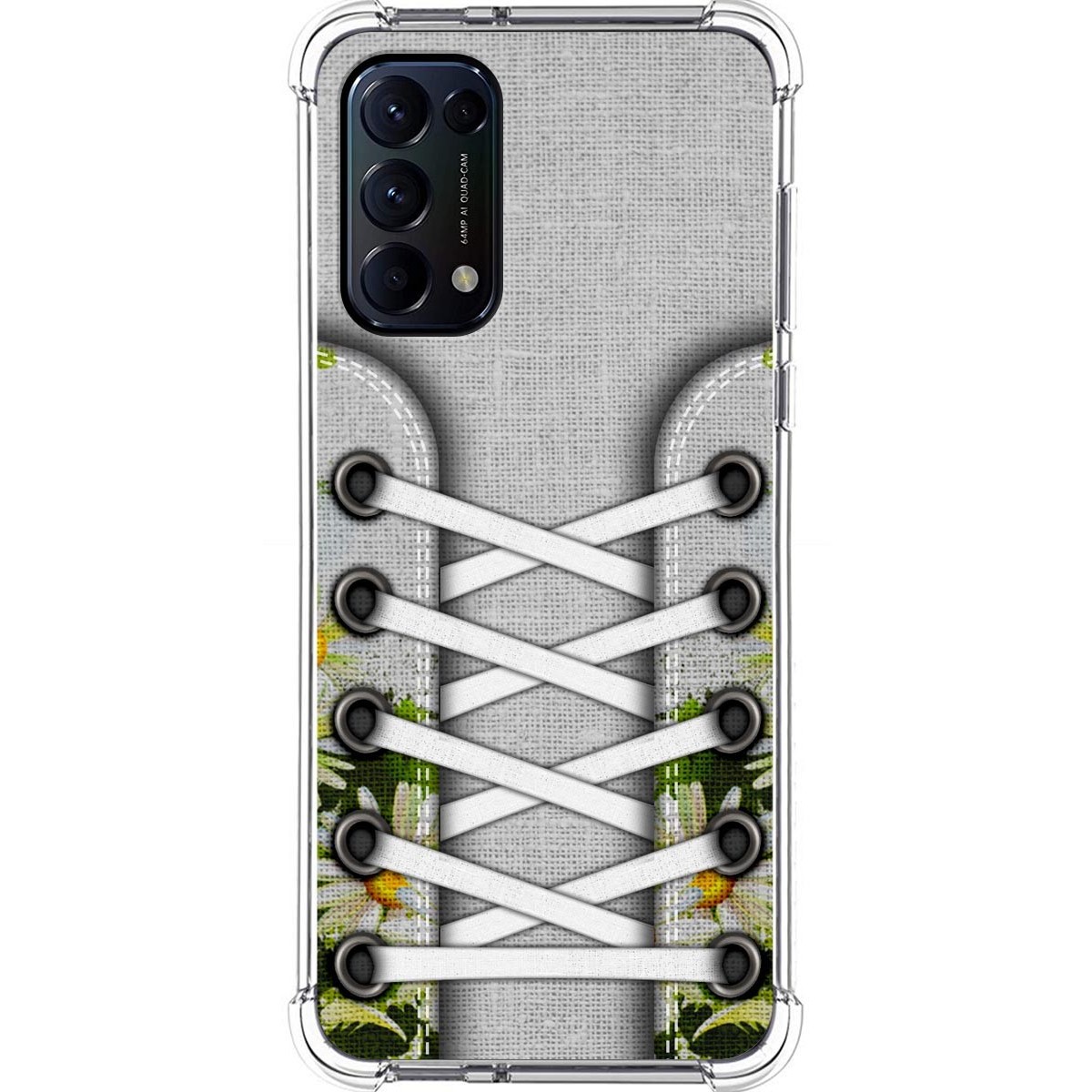 Funda Silicona Antigolpes para Oppo Find X3 Lite 5G diseño Zapatillas 08 Dibujos