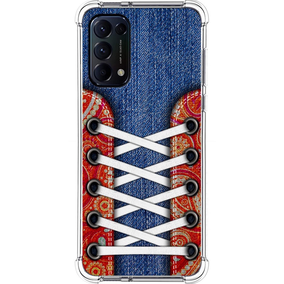 Funda Silicona Antigolpes para Oppo Find X3 Lite 5G diseño Zapatillas 11 Dibujos