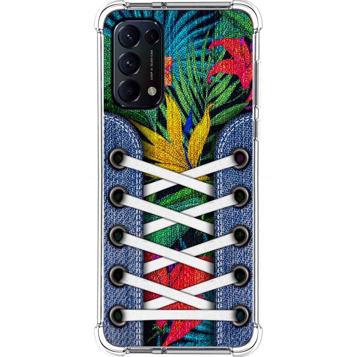 Funda Silicona Antigolpes para Oppo Find X3 Lite 5G diseño Zapatillas 12 Dibujos