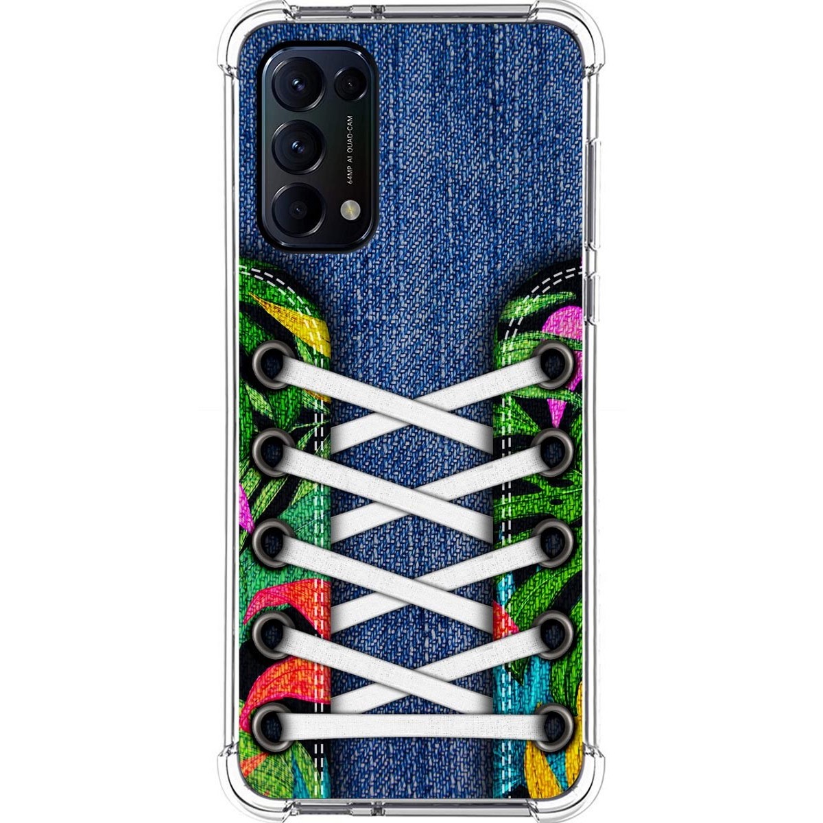 Funda Silicona Antigolpes para Oppo Find X3 Lite 5G diseño Zapatillas 13 Dibujos