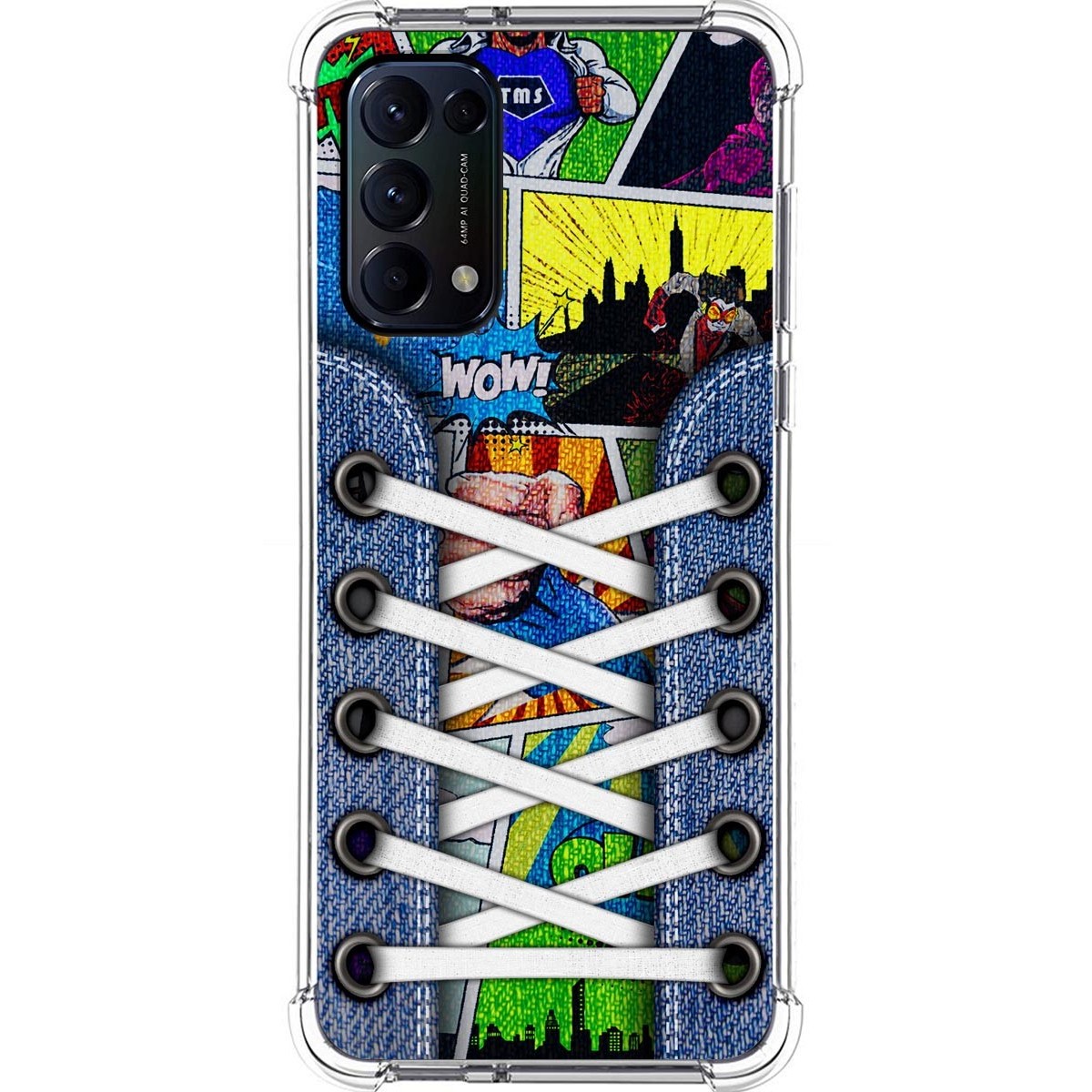 Funda Silicona Antigolpes para Oppo Find X3 Lite 5G diseño Zapatillas 14 Dibujos