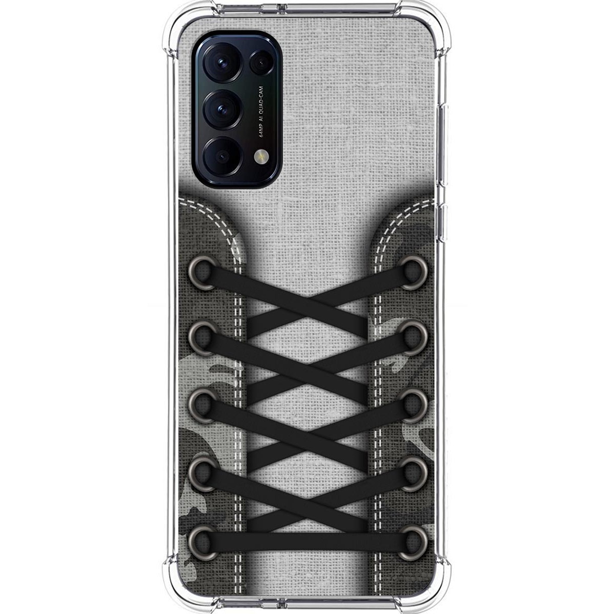 Funda Silicona Antigolpes para Oppo Find X3 Lite 5G diseño Zapatillas 16 Dibujos