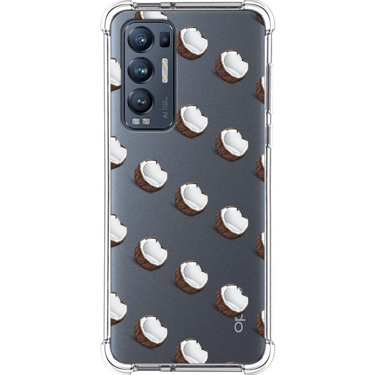 Funda Silicona Antigolpes para Oppo Find X3 Neo 5G diseño Cocos Dibujos