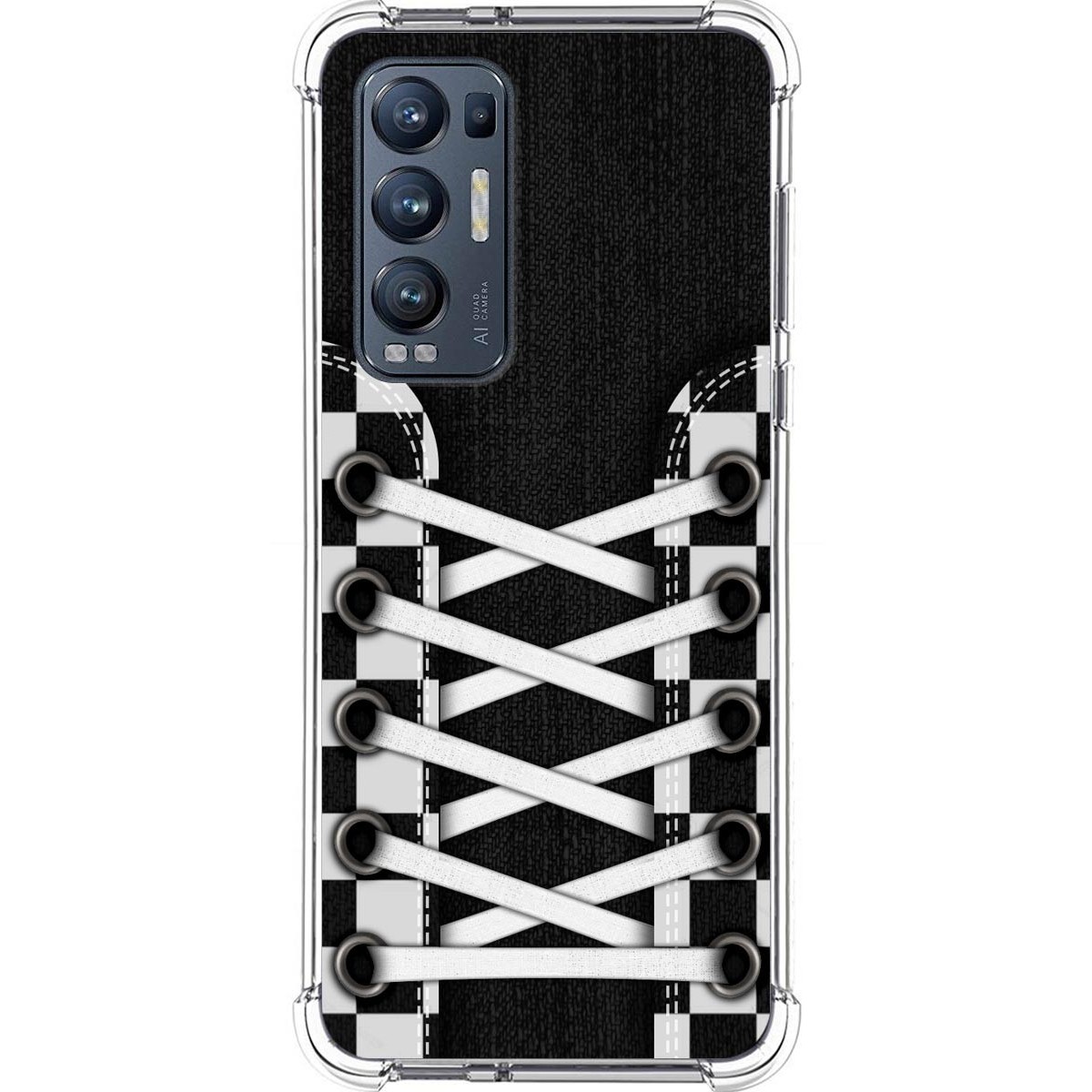 Funda Silicona Antigolpes para Oppo Find X3 Neo 5G diseño Zapatillas 03 Dibujos