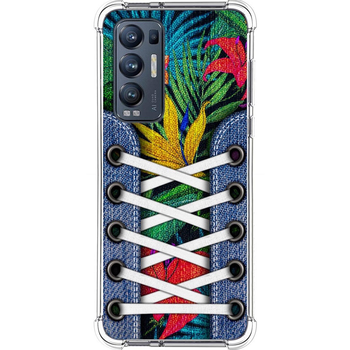 Funda Silicona Antigolpes para Oppo Find X3 Neo 5G diseño Zapatillas 12 Dibujos