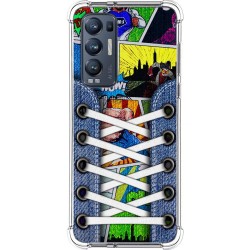 Funda Silicona Antigolpes para Oppo Find X3 Neo 5G diseño Zapatillas 14 Dibujos