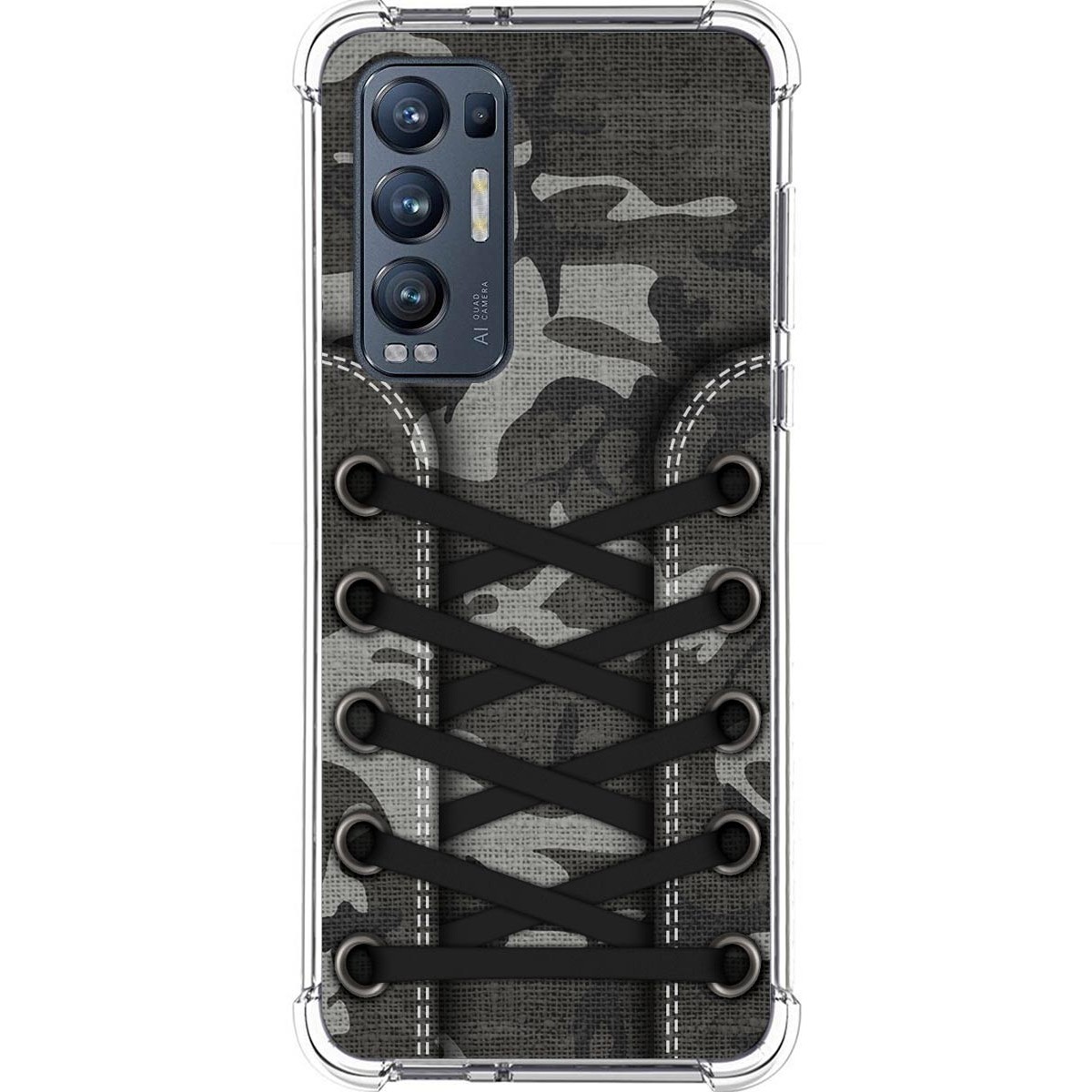 Funda Silicona Antigolpes para Oppo Find X3 Neo 5G diseño Zapatillas 15 Dibujos