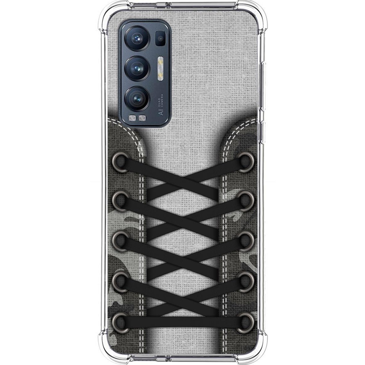 Funda Silicona Antigolpes para Oppo Find X3 Neo 5G diseño Zapatillas 16 Dibujos
