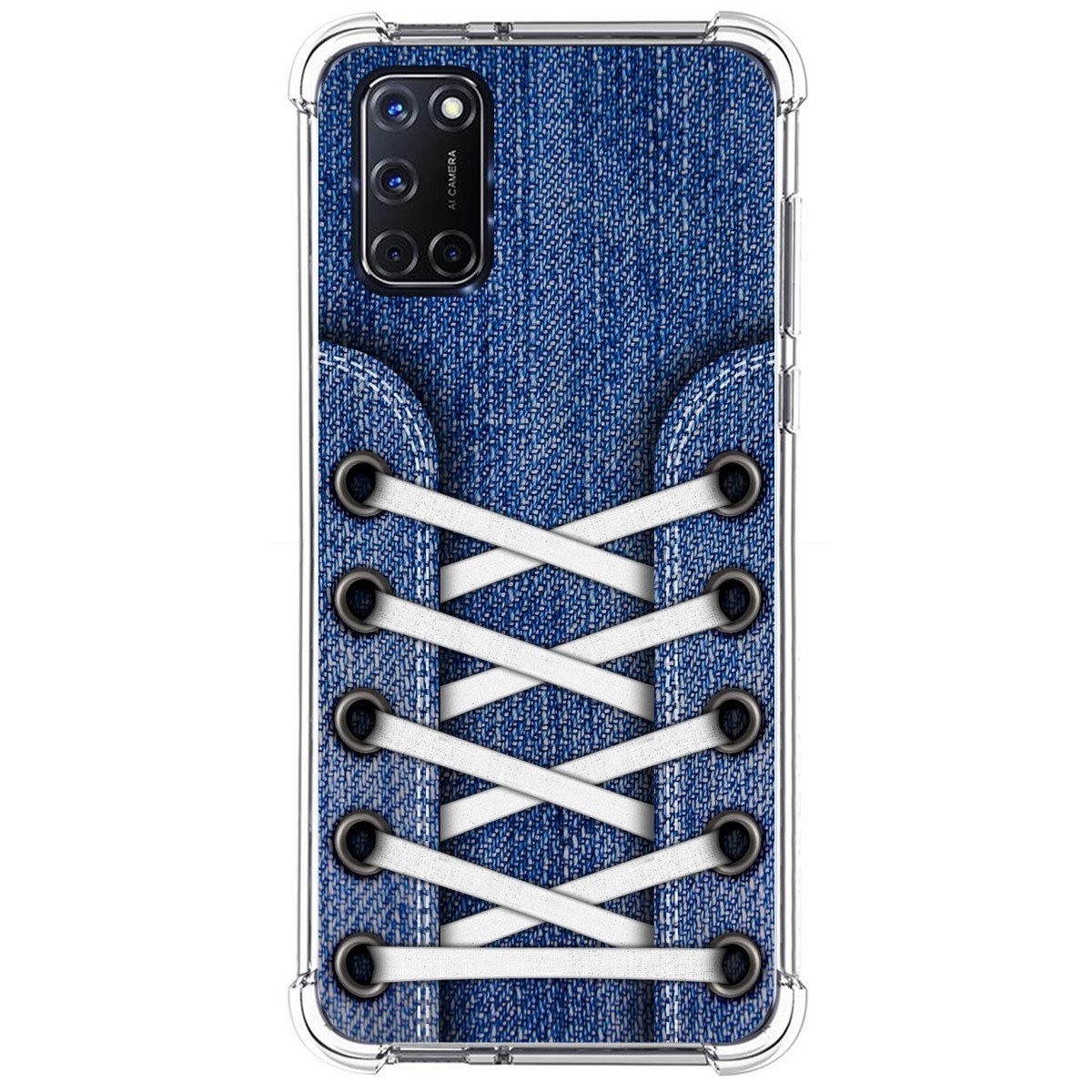 Funda Silicona Antigolpes para Oppo A52 / A72 diseño Zapatillas 01 Dibujos