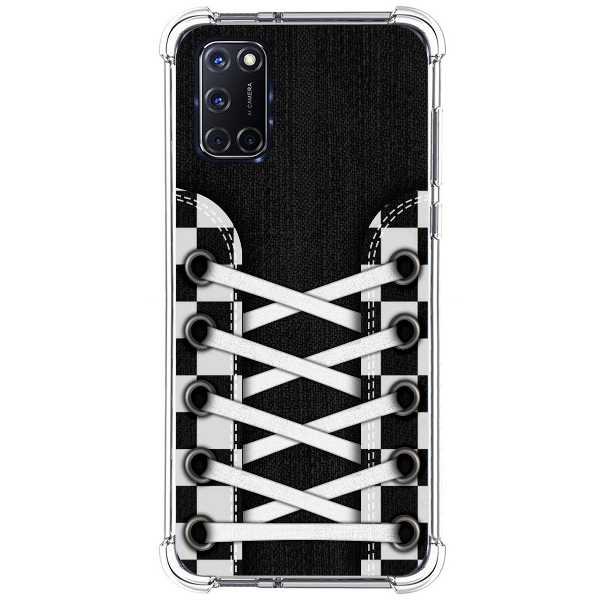 Funda Silicona Antigolpes para Oppo A52 / A72 diseño Zapatillas 03 Dibujos