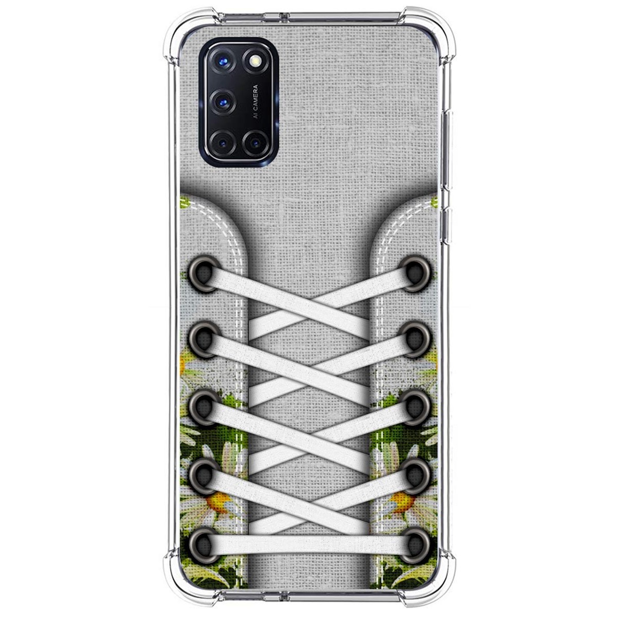 Funda Silicona Antigolpes para Oppo A52 / A72 diseño Zapatillas 08 Dibujos