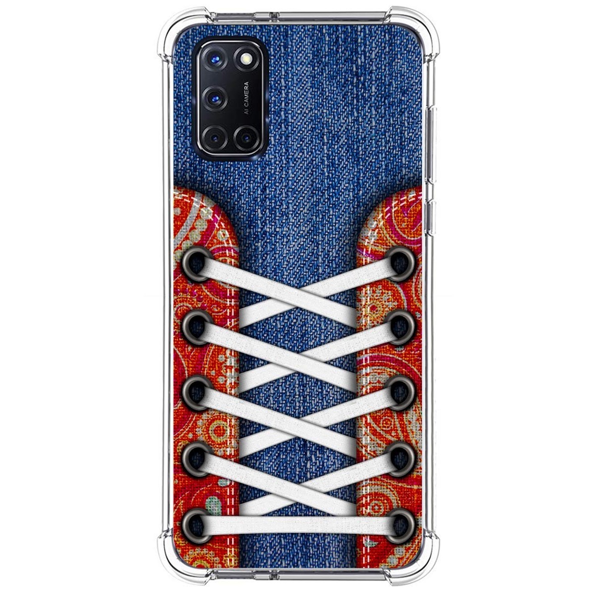 Funda Silicona Antigolpes para Oppo A52 / A72 diseño Zapatillas 11 Dibujos