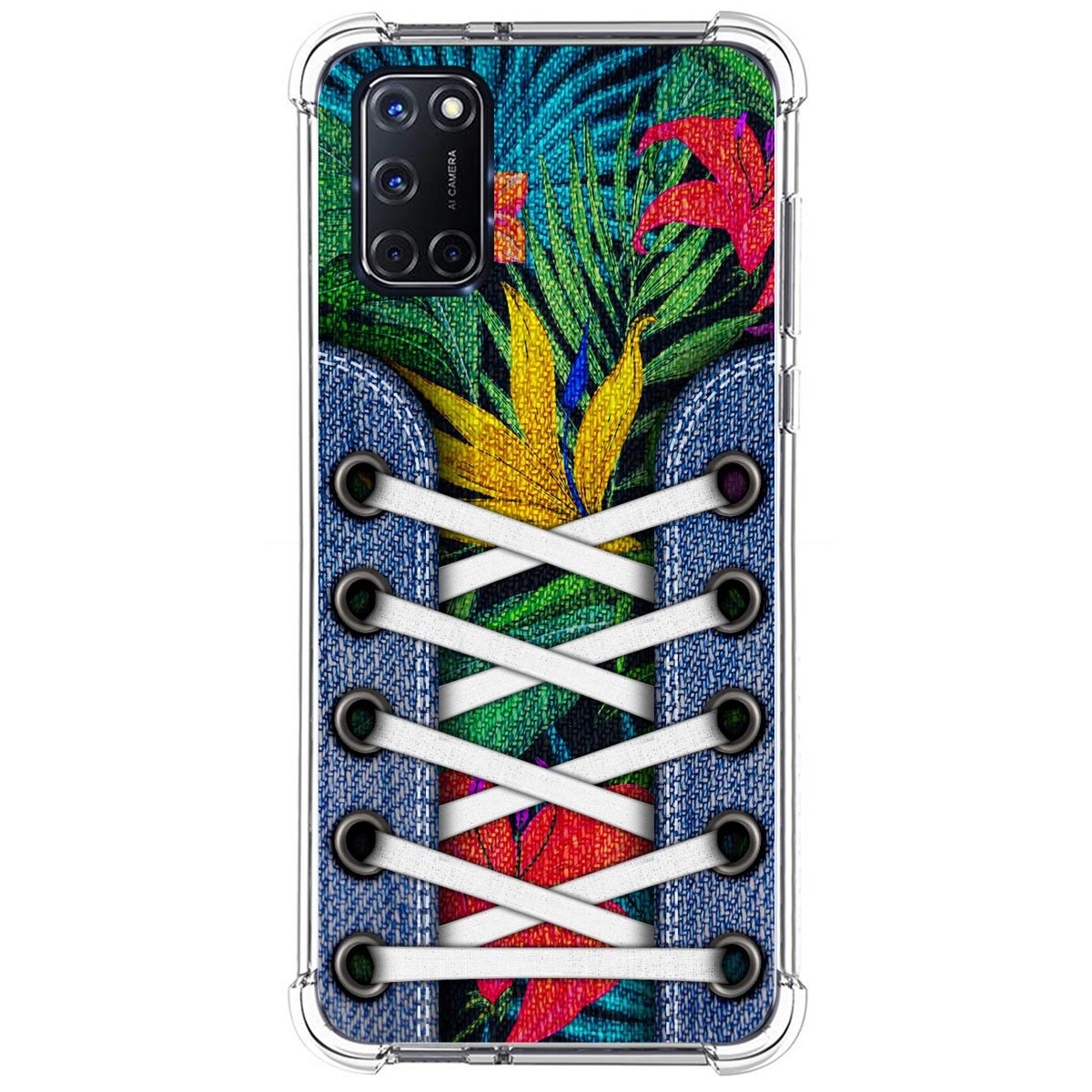 Funda Silicona Antigolpes para Oppo A52 / A72 diseño Zapatillas 12 Dibujos