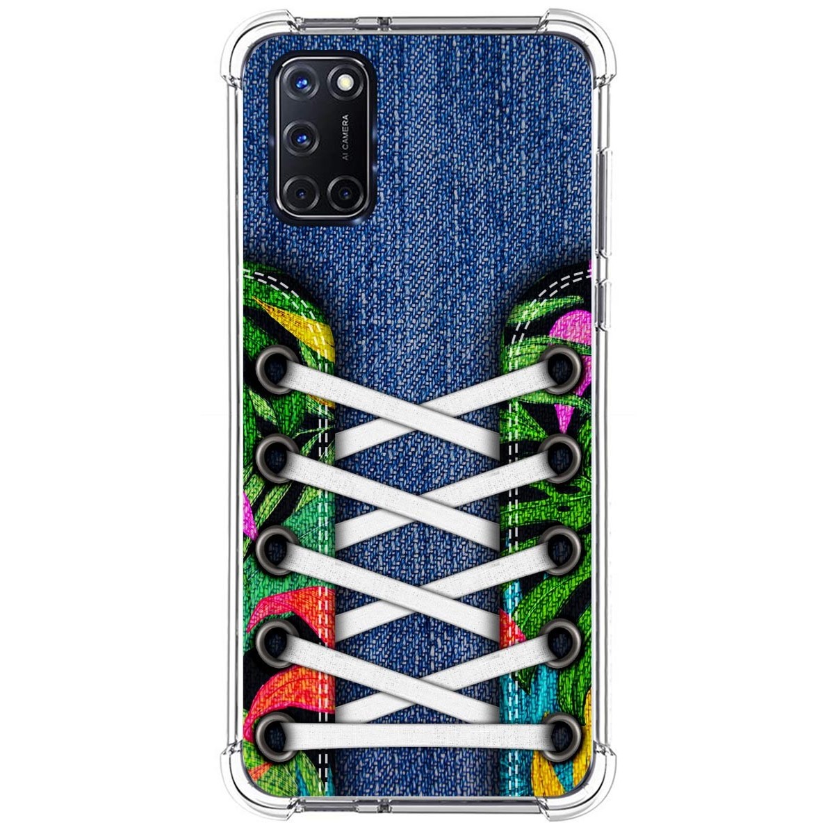 Funda Silicona Antigolpes para Oppo A52 / A72 diseño Zapatillas 13 Dibujos