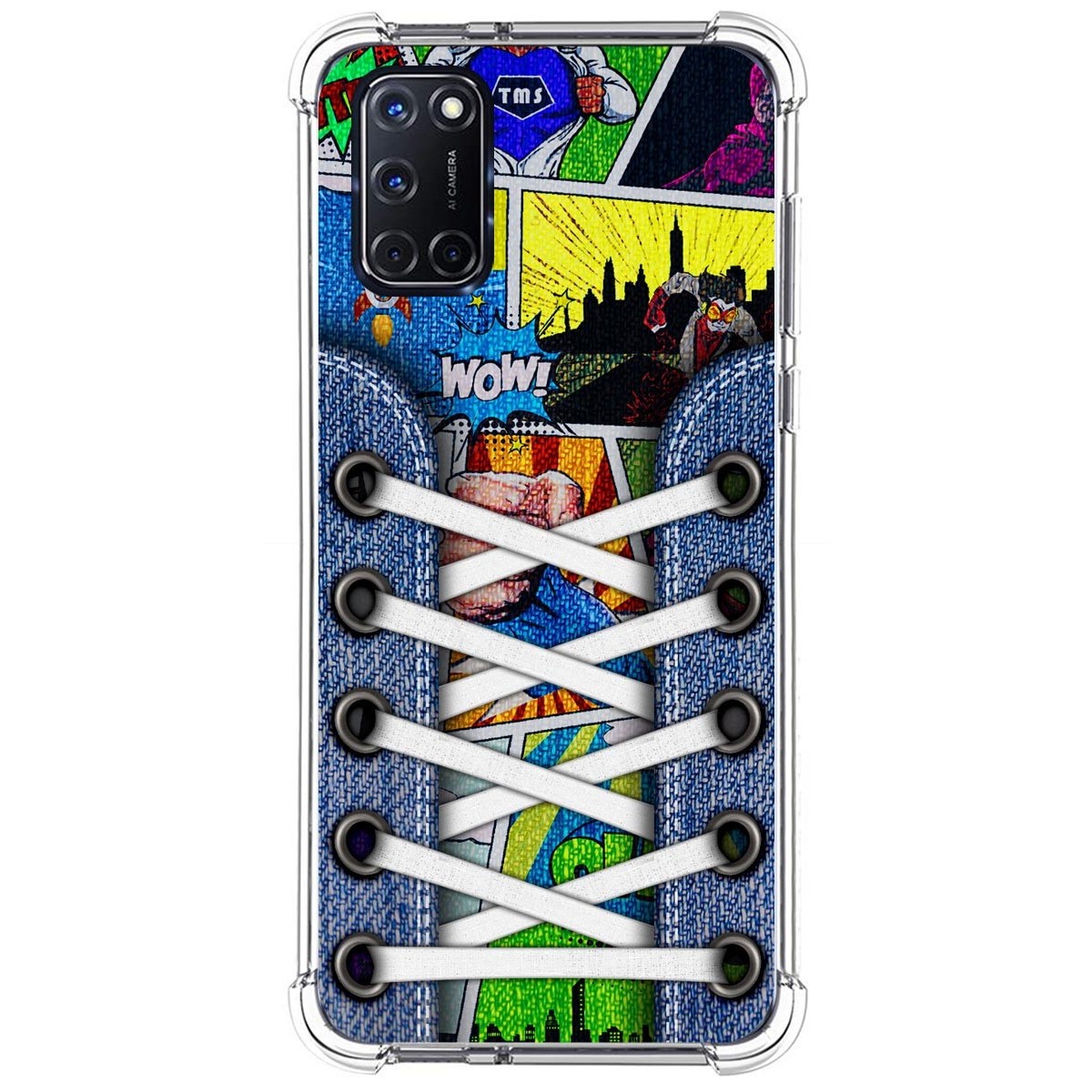Funda Silicona Antigolpes para Oppo A52 / A72 diseño Zapatillas 14 Dibujos