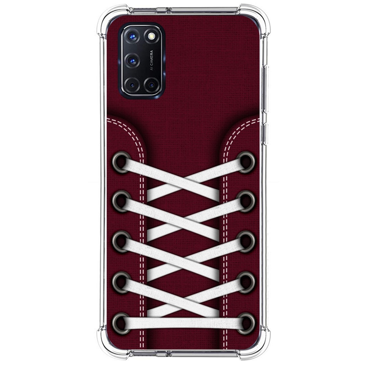Funda Silicona Antigolpes para Oppo A52 / A72 diseño Zapatillas 17 Dibujos