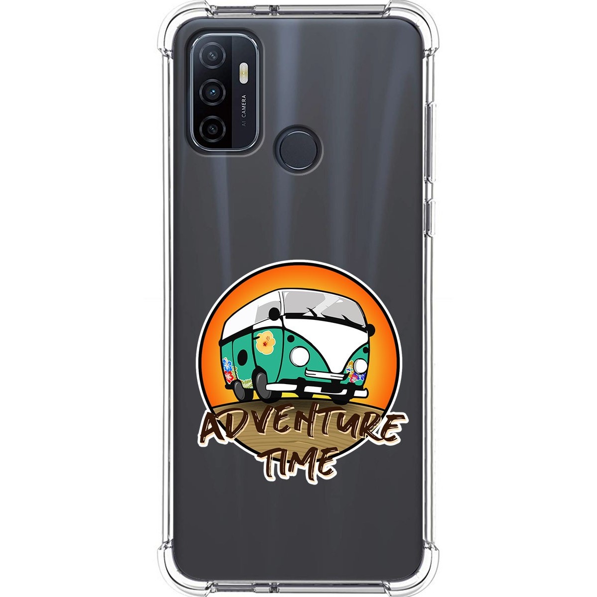 Funda Silicona Antigolpes para Oppo A53 / A53s diseño Adventure Time Dibujos