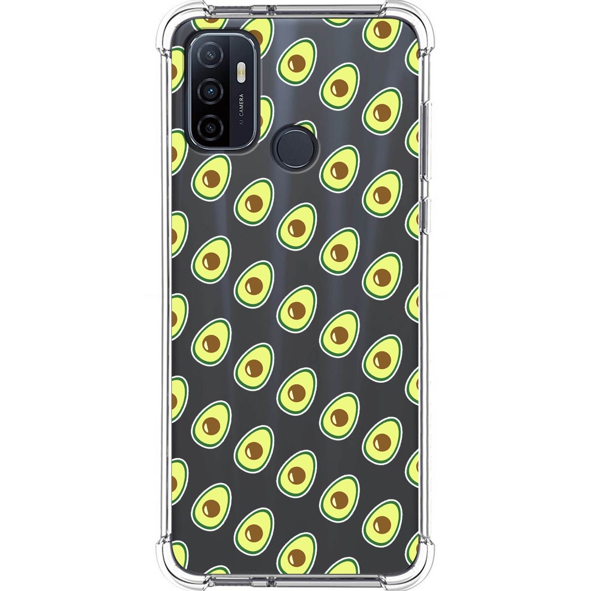 Funda Silicona Antigolpes para Oppo A53 / A53s diseño Aguacate Dibujos