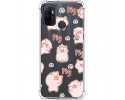Funda Silicona Antigolpes para Oppo A53 / A53s diseño Cerdos Dibujos
