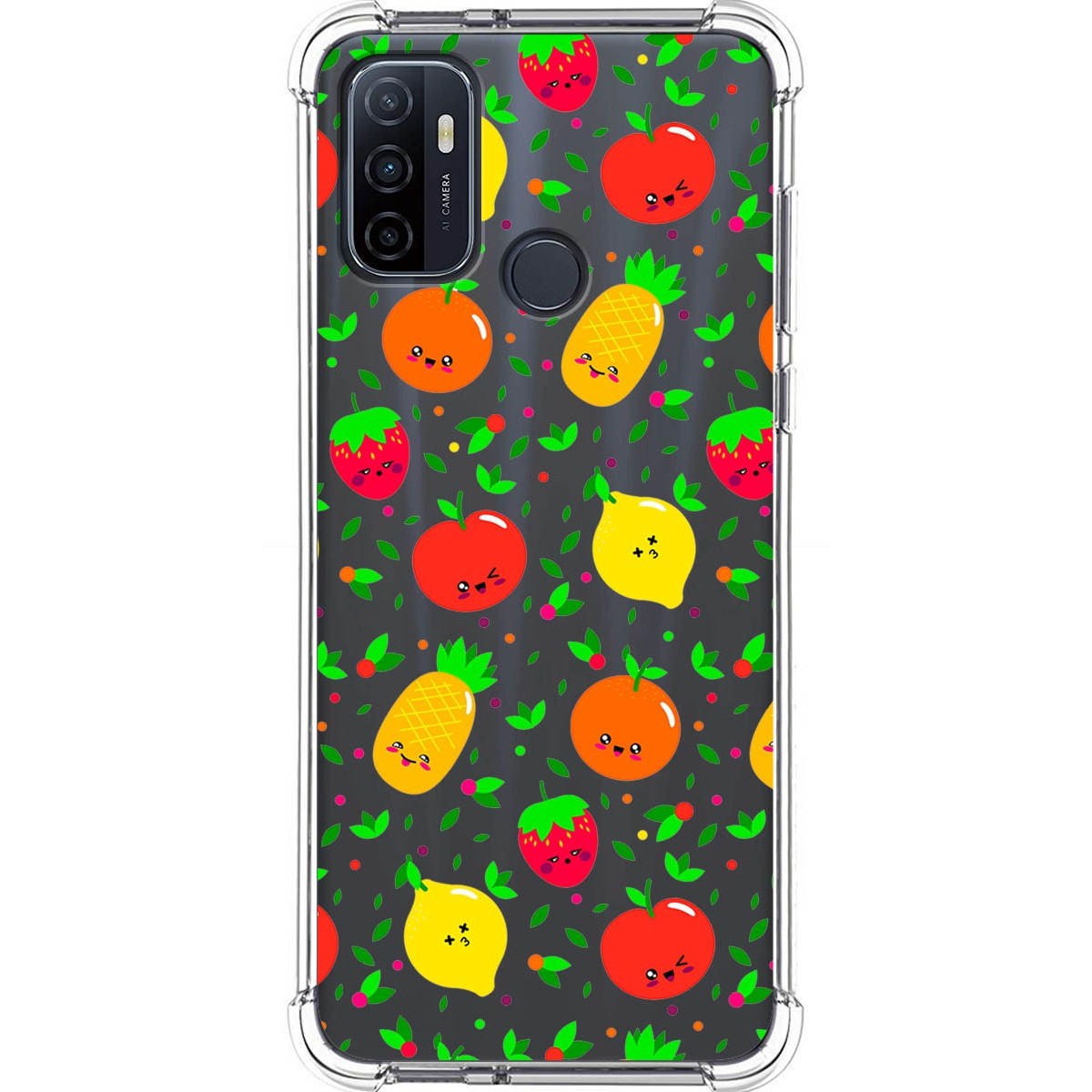 Funda Silicona Antigolpes para Oppo A53 / A53s diseño Frutas 01 Dibujos