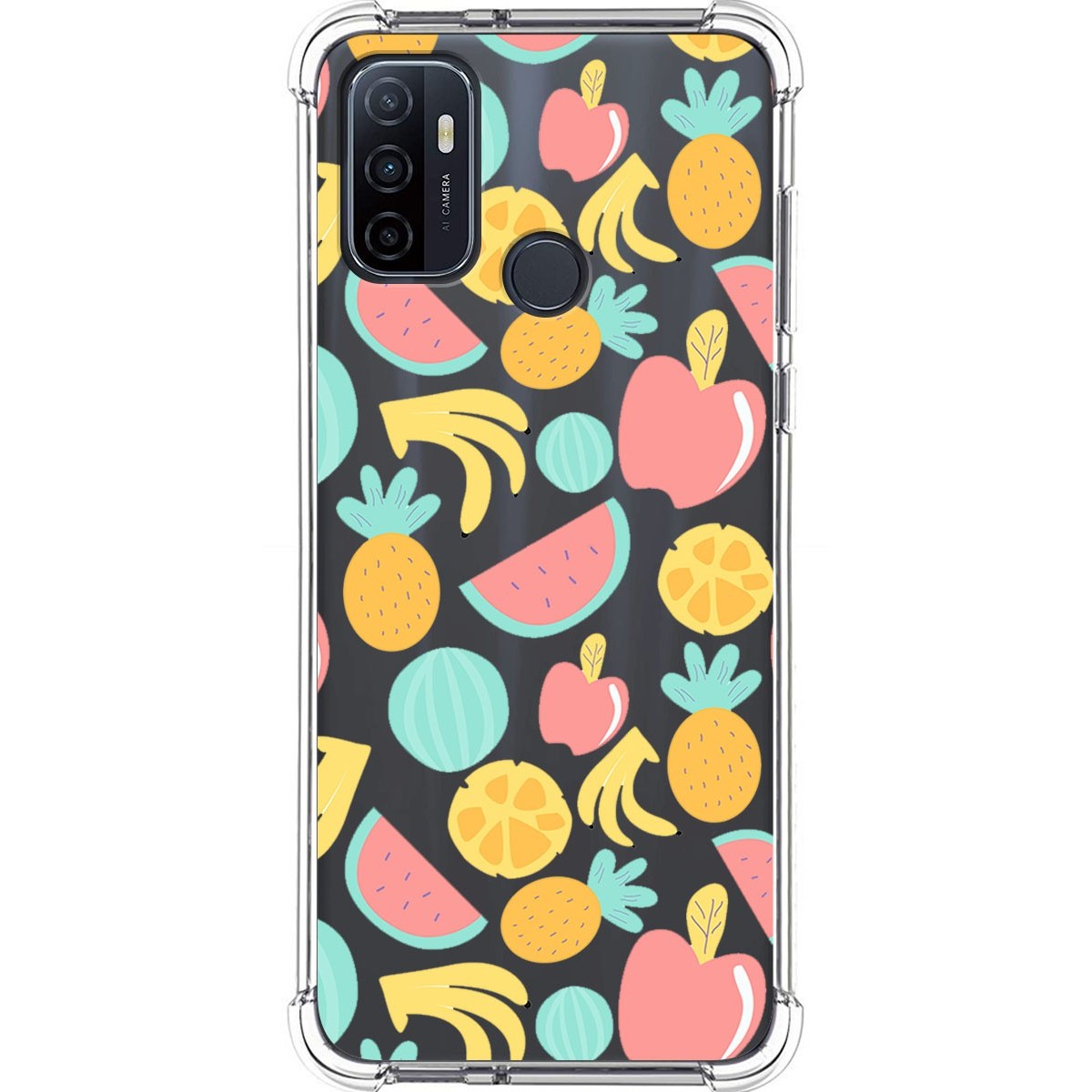 Funda Silicona Antigolpes para Oppo A53 / A53s diseño Frutas 02 Dibujos