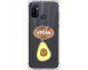 Funda Silicona Antigolpes para Oppo A53 / A53s diseño Vegan Life Dibujos