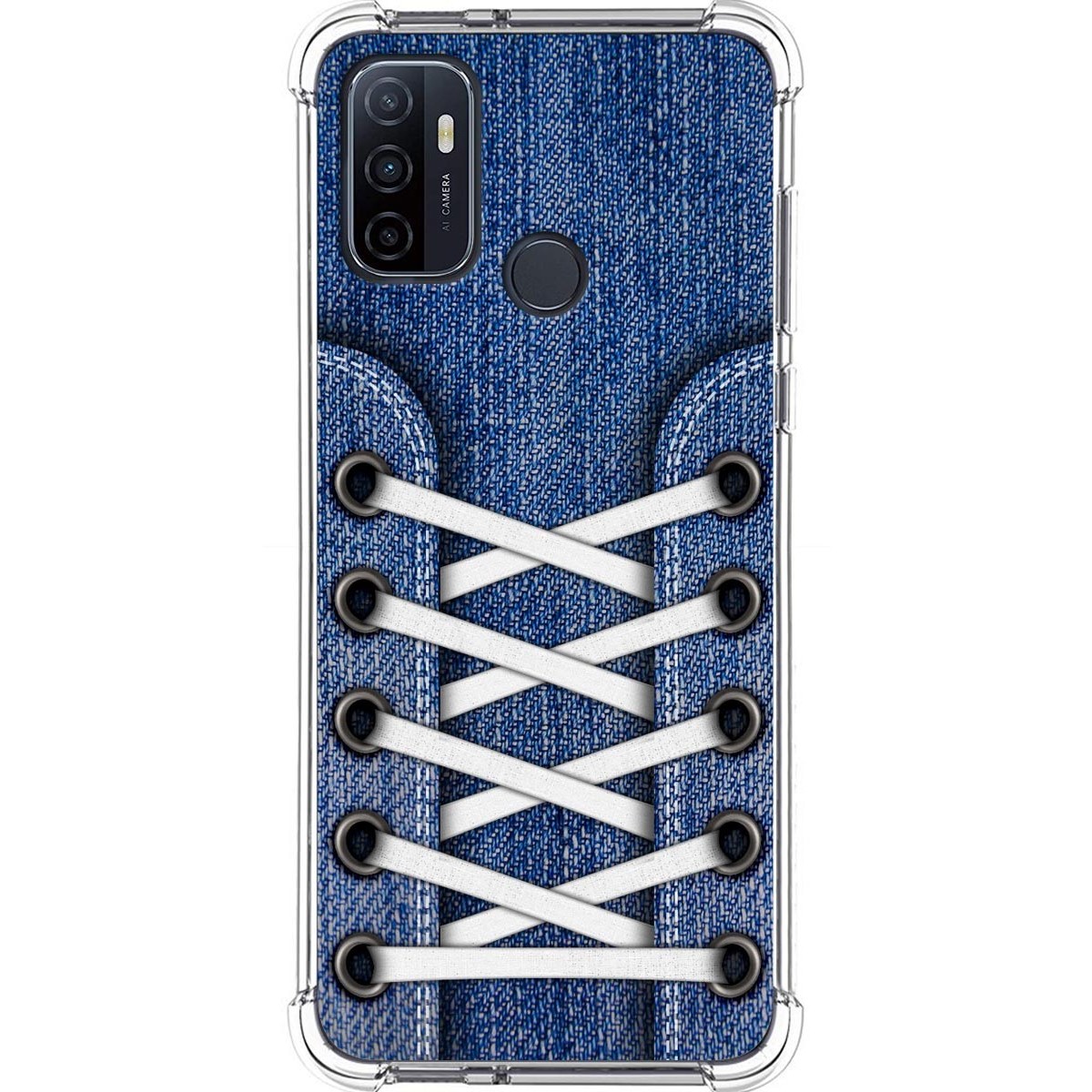 Funda Silicona Antigolpes para Oppo A53 / A53s diseño Zapatillas 01 Dibujos