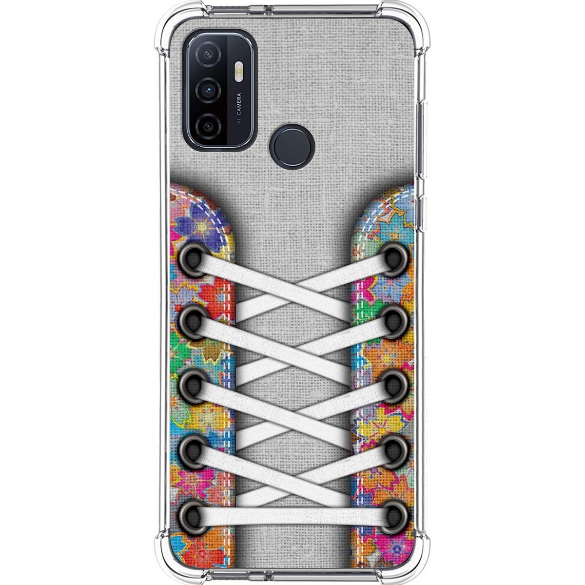 Funda Silicona Antigolpes para Oppo A53 / A53s diseño Zapatillas 04 Dibujos