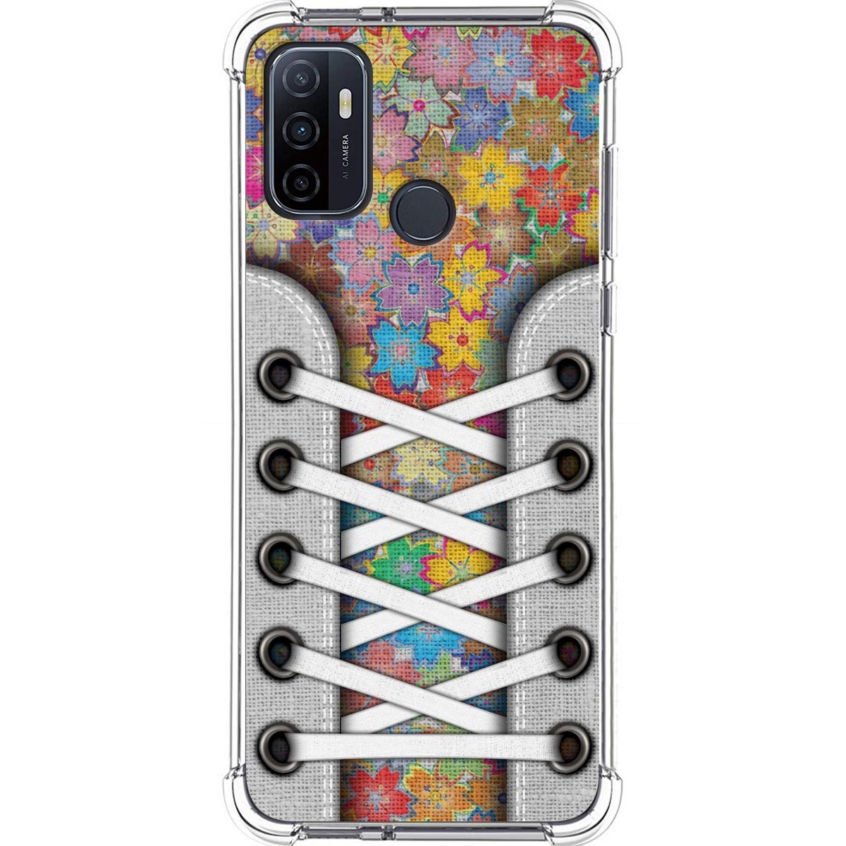 Funda Silicona Antigolpes para Oppo A53 / A53s diseño Zapatillas 05 Dibujos