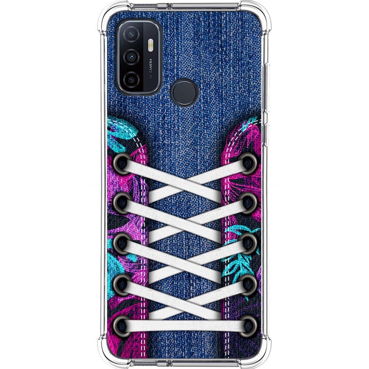 Funda Silicona Antigolpes para Oppo A53 / A53s diseño Zapatillas 06 Dibujos