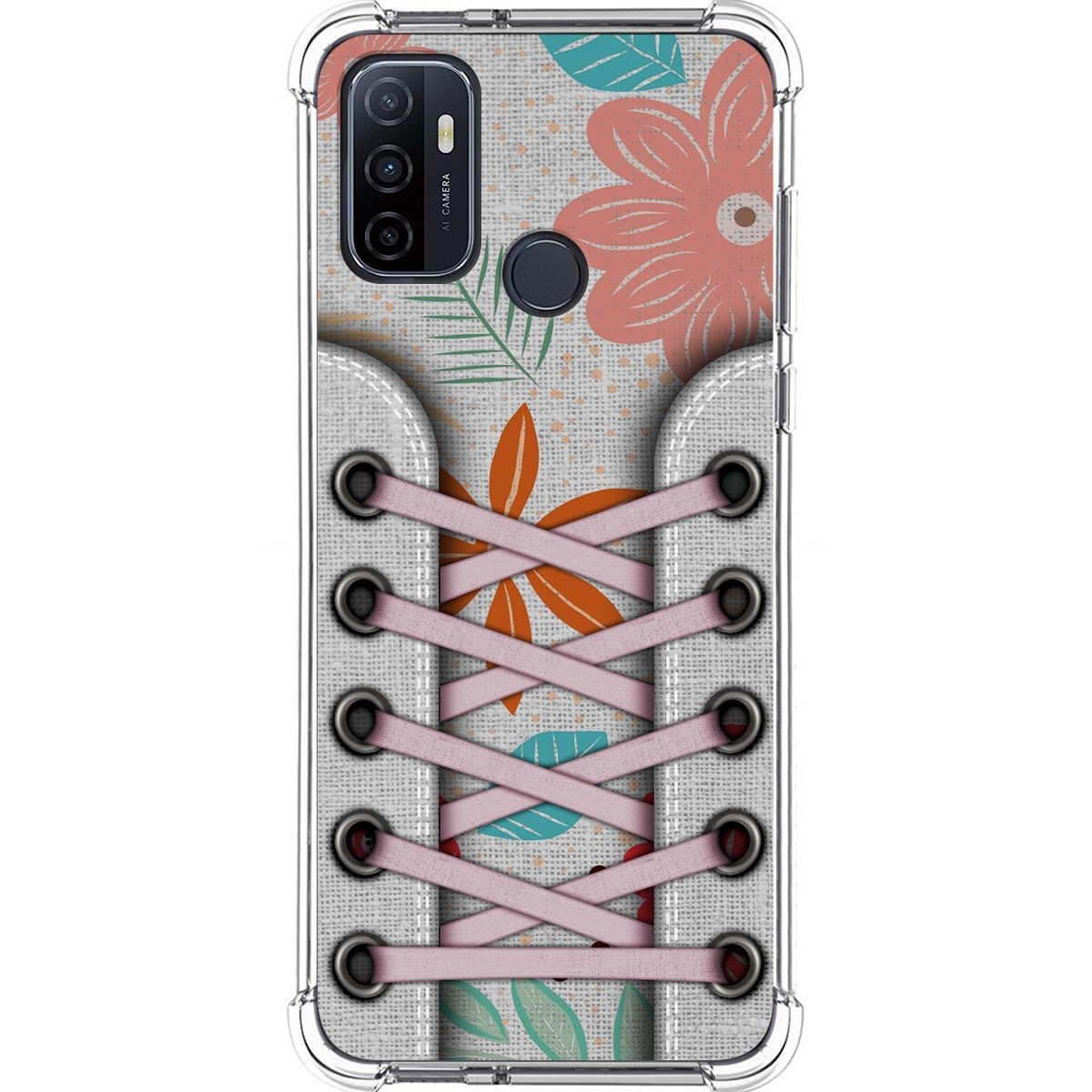 Funda Silicona Antigolpes para Oppo A53 / A53s diseño Zapatillas 09 Dibujos