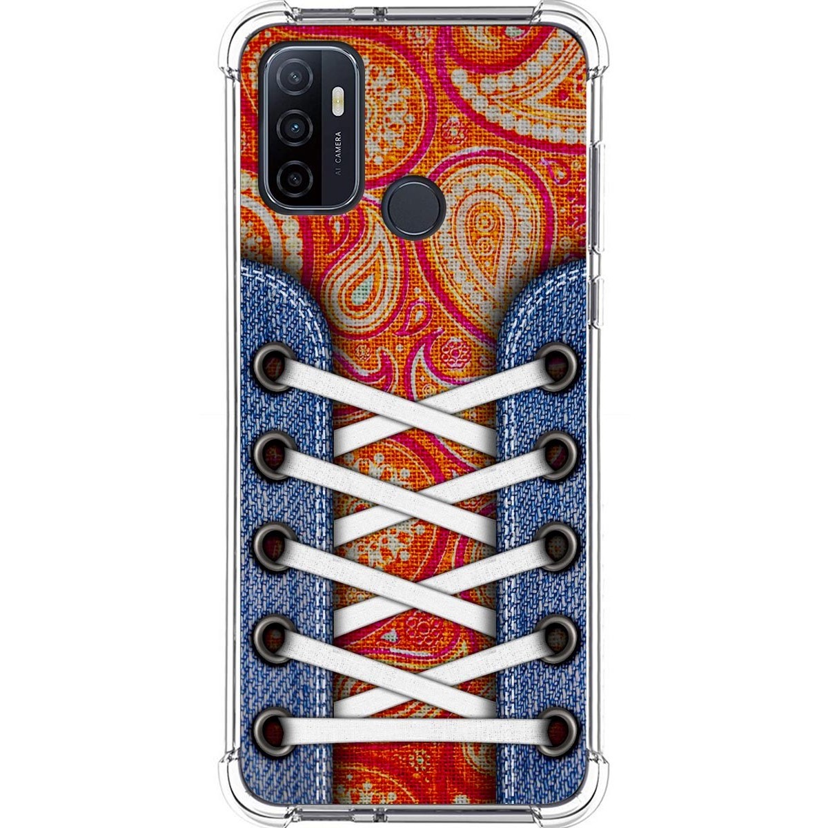Funda Silicona Antigolpes para Oppo A53 / A53s diseño Zapatillas 10 Dibujos
