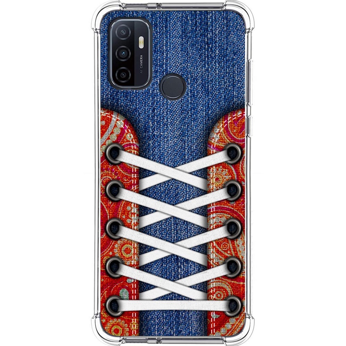 Funda Silicona Antigolpes para Oppo A53 / A53s diseño Zapatillas 11 Dibujos