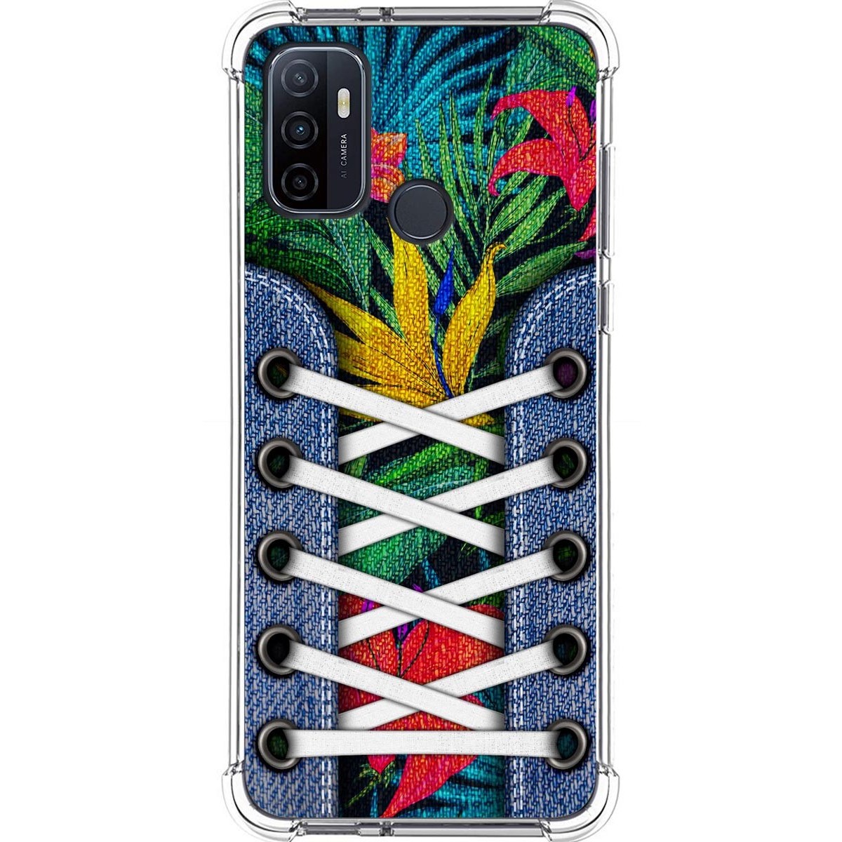 Funda Silicona Antigolpes para Oppo A53 / A53s diseño Zapatillas 12 Dibujos