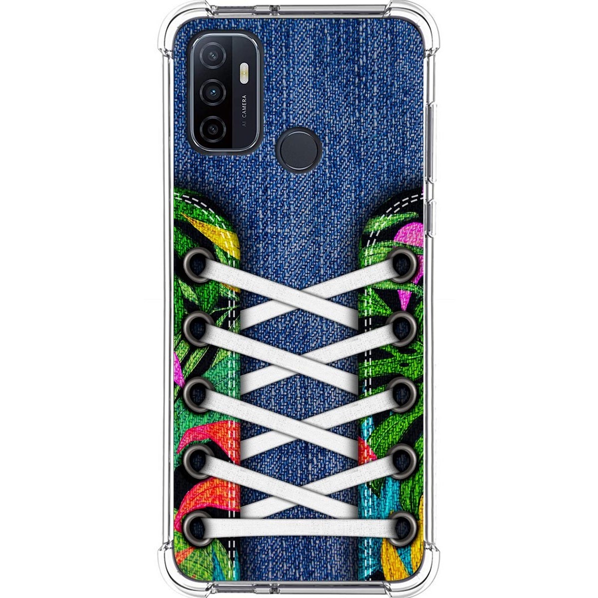 Funda Silicona Antigolpes para Oppo A53 / A53s diseño Zapatillas 13 Dibujos