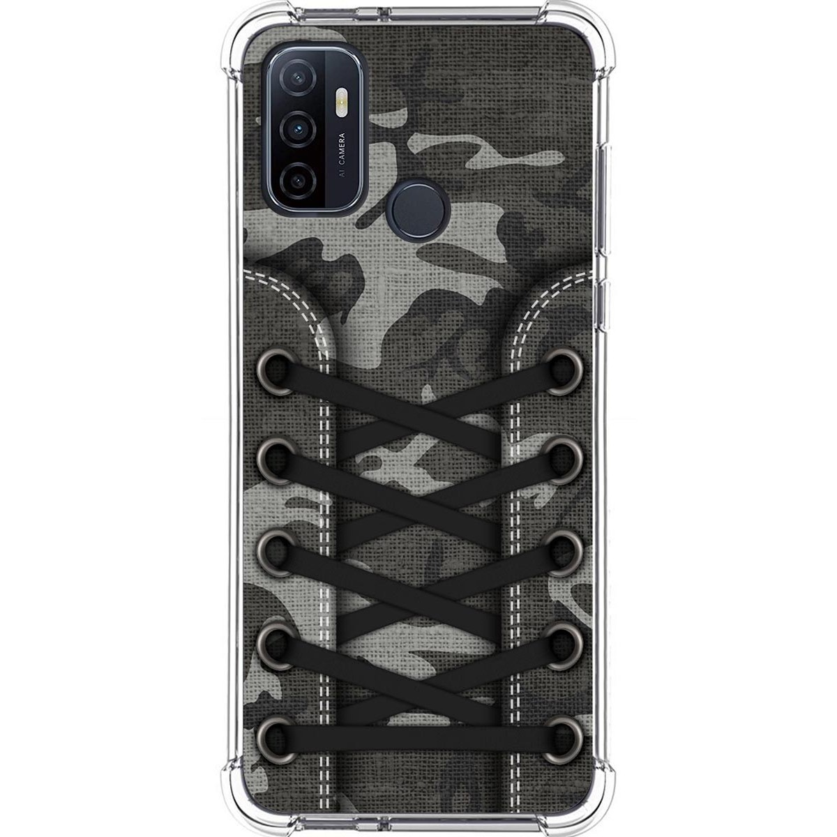 Funda Silicona Antigolpes para Oppo A53 / A53s diseño Zapatillas 15 Dibujos