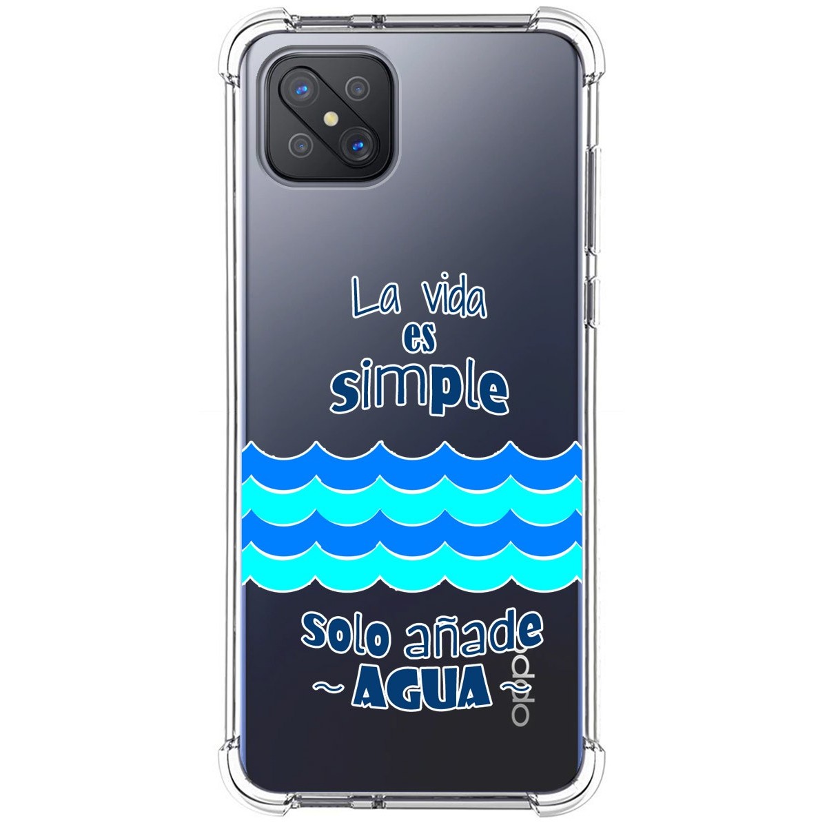 Funda Silicona Antigolpes para Oppo Reno 4Z 5G diseño Agua Dibujos