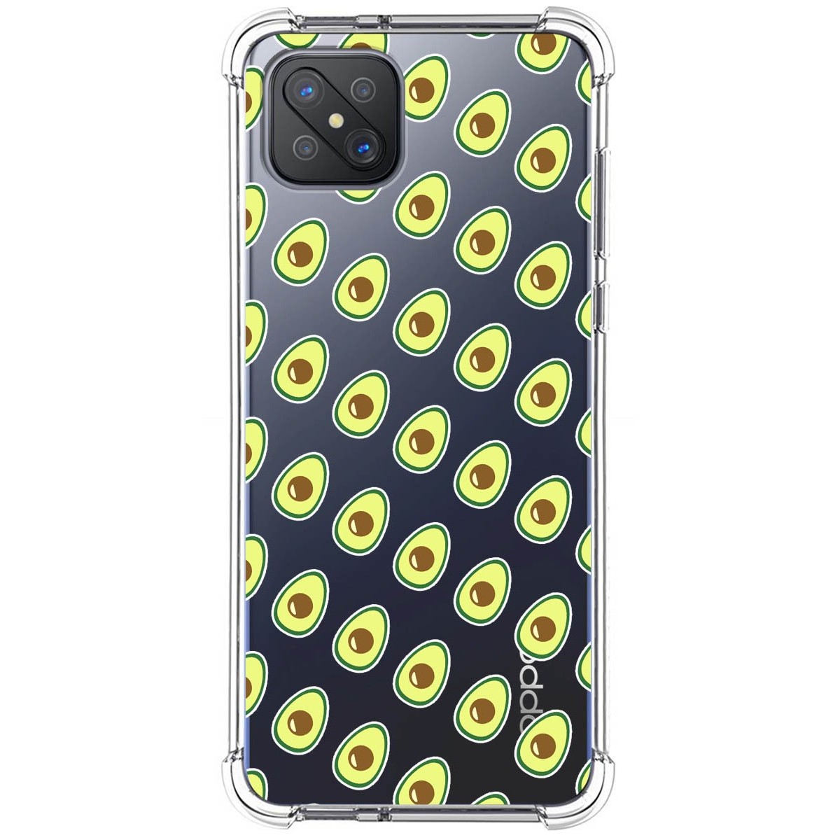 Funda Silicona Antigolpes para Oppo Reno 4Z 5G diseño Aguacate Dibujos